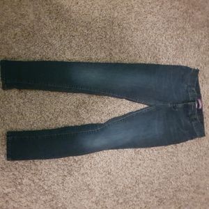 Girls Dark Blue Jeggings